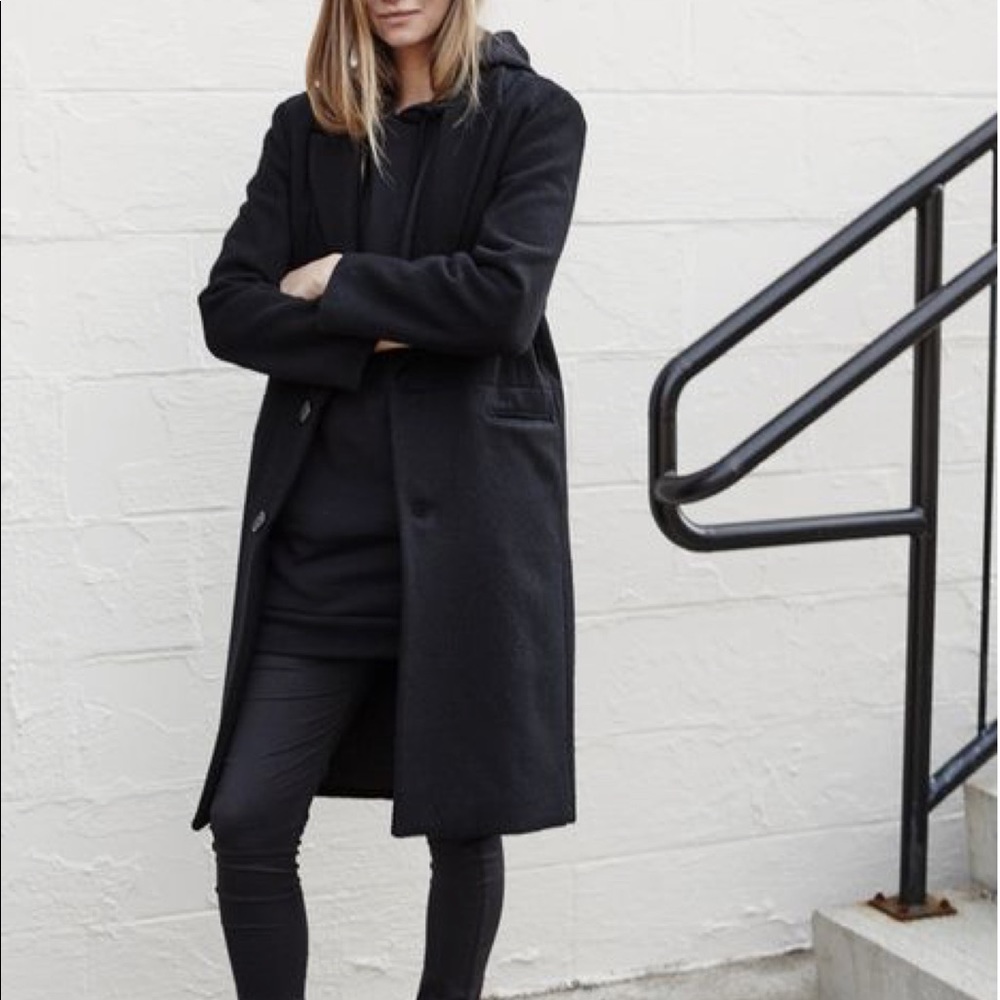 Emerson Fry Ryan Coat- Black - Picture 7 of 7